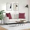 Poduszki na sofę 2 pcs Czerwone wino 80 x 80 cm tkanina