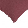 Poduszki na sofę 2 pcs Czerwone wino 80 x 80 cm tkanina