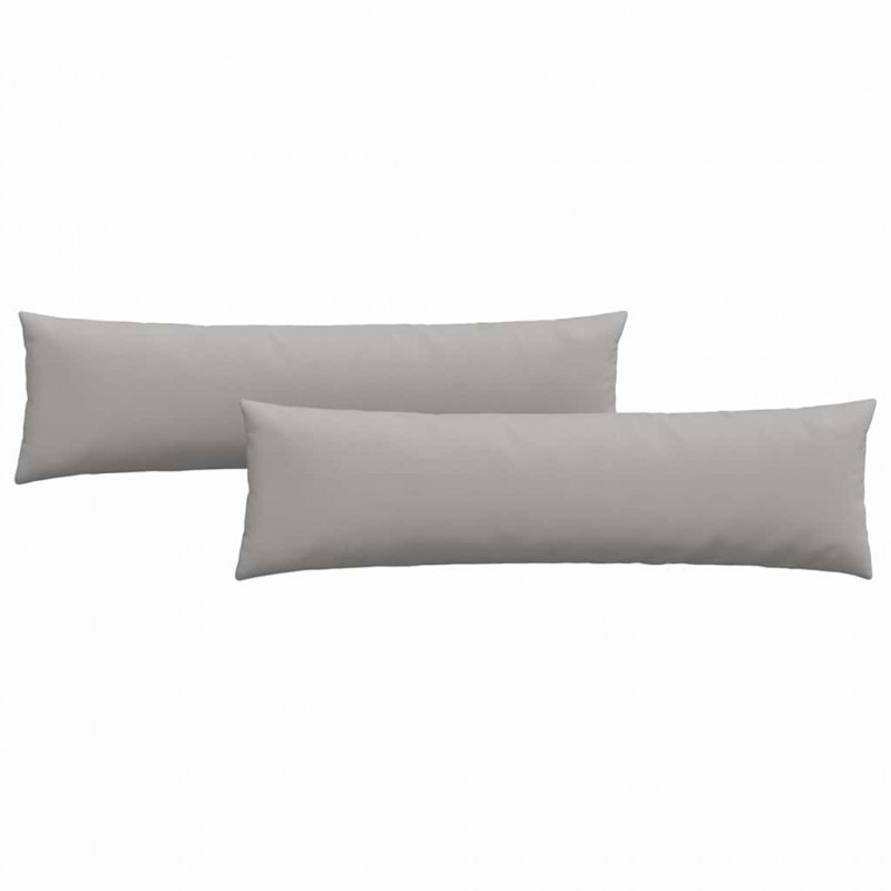 Poduszki na sofę 2 pcs Szary chmur 145 x 40 cm tkanina