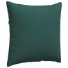 Poduszki na sofę 2 pcs Ciemna zieleń 80 x 80 cm tkanina