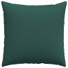 Poduszki na sofę 2 pcs Ciemna zieleń 80 x 80 cm tkanina