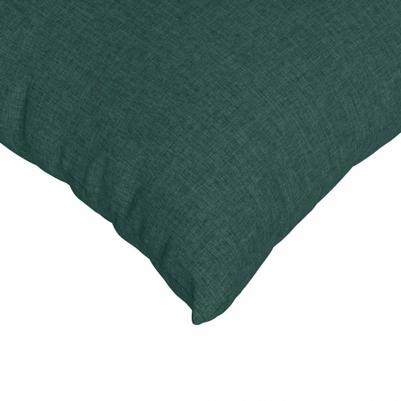 Poduszki na sofę 2 pcs Ciemna zieleń 80 x 80 cm tkanina