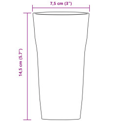 Szklanki na piwo, 6 szt., 310 ml