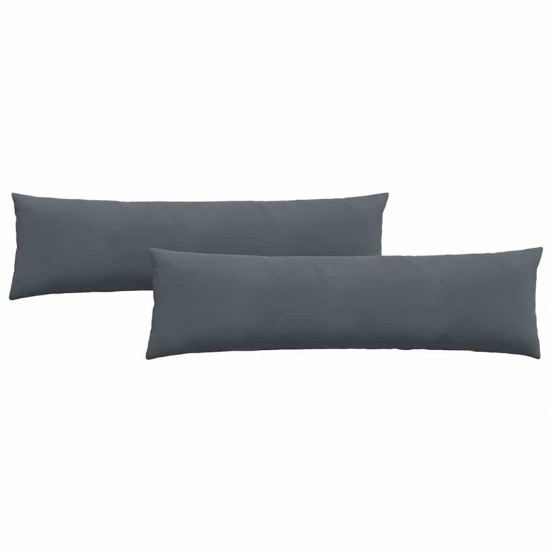 Poduszki na sofę 2 pcs Ciemnoszary 145 x 40 cm