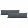 Poduszki na sofę 2 pcs Ciemnoszary 145 x 40 cm