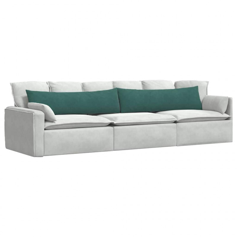 Poduszki na sofę 2 pcs Ciemna zieleń 145 x 40 cm