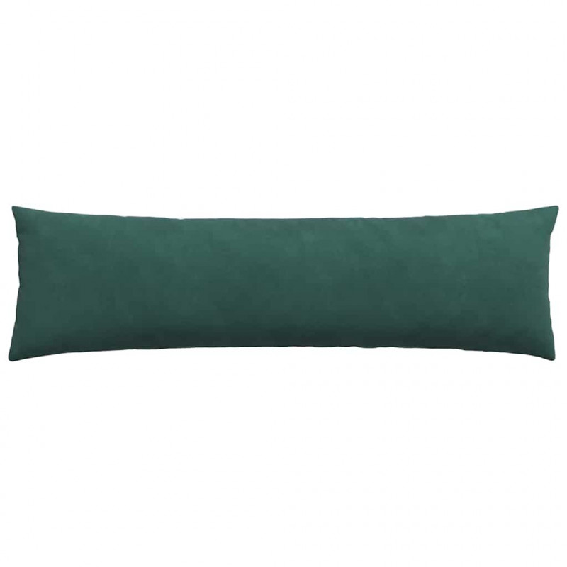 Poduszki na sofę 2 pcs Ciemna zieleń 145 x 40 cm