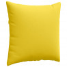 Poduszki na sofę 2 pcs Jasnożółty 80 x 80 cm tkanina