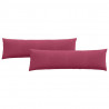 Poduszki na sofę 2 pcs Czerwone wino 145 x 40 cm
