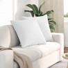 Poduszki na sofę 2 pcs Biały 80 x 80 cm tkanina