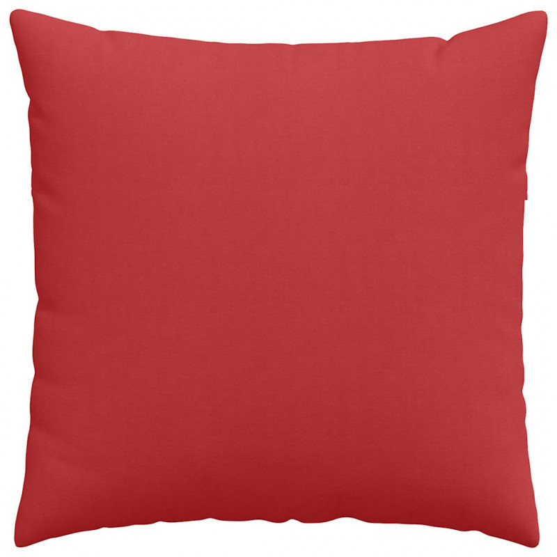 Poduszki na sofę 2 pcs Czerwony 80 x 80 cm tkanina