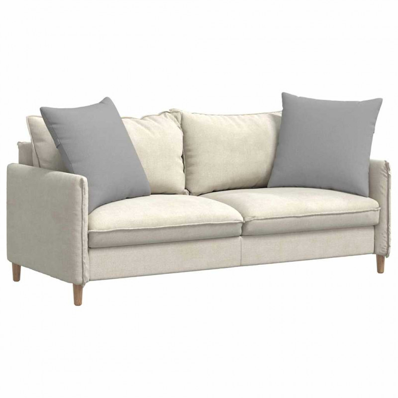 Poduszki na sofę 2 pcs Szary chmur 80 x 80 cm tkanina