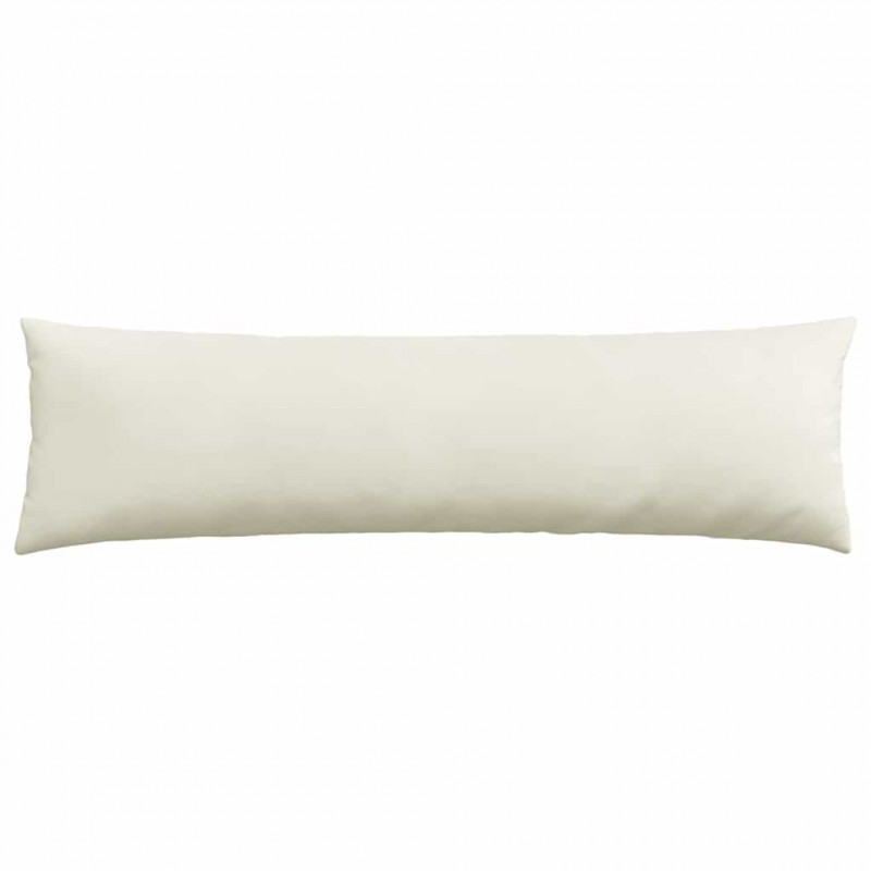 Poduszki na sofę 2 pcs Kremowy 145 x 40 cm Tkanina sztruksowa