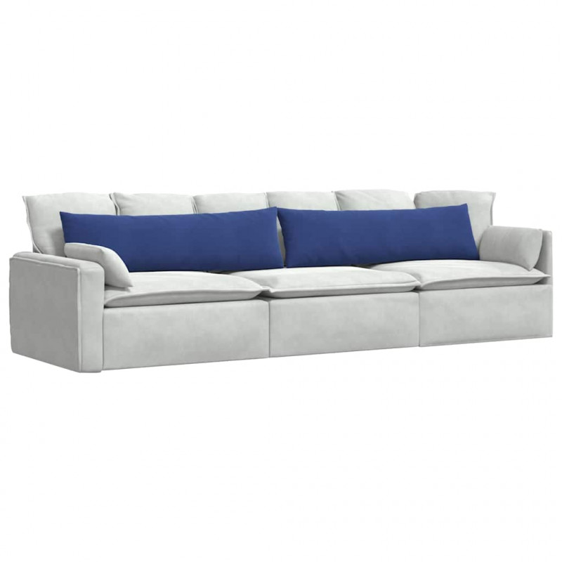 Poduszki na sofę 2 pcs Niebieski policyjny 145 x 40 cm