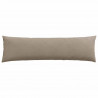 Poduszki na sofę 2 pcs Ciemnoszary 145 x 40 cm tkanina