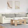 Poduszki na sofę 2 pcs Jasnoszary 145 x 40 cm tkanina