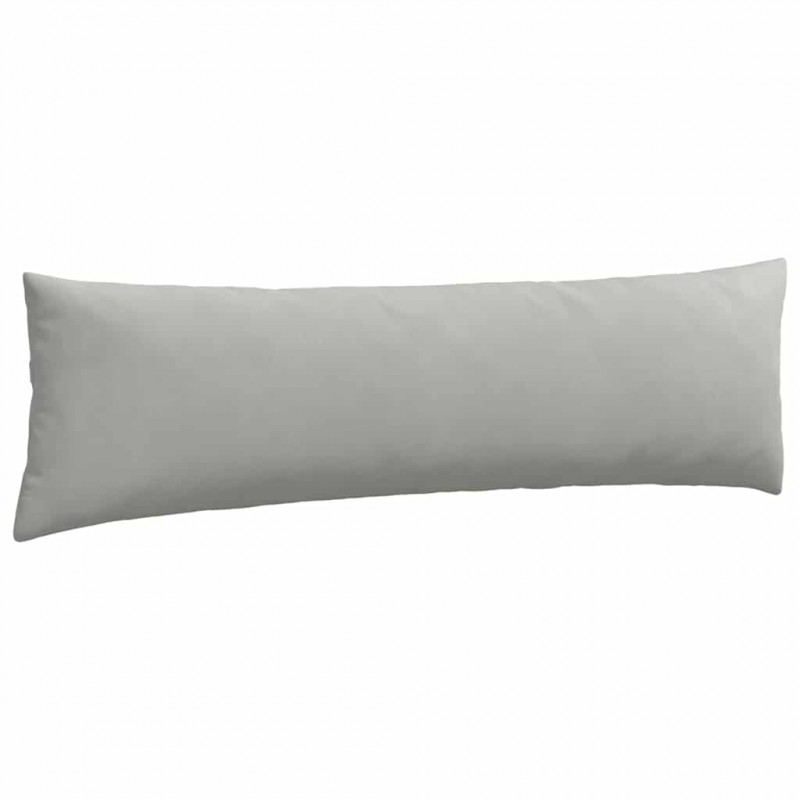 Poduszki na sofę 2 pcs Jasnoszary 145 x 40 cm tkanina