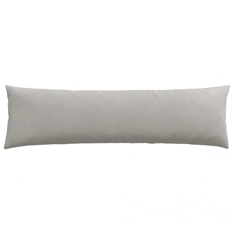 Poduszki na sofę 2 pcs Jasnoszary 145 x 40 cm tkanina