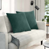 Poduszki na sofę 2 pcs Ciemna zieleń 80 x 80 cm