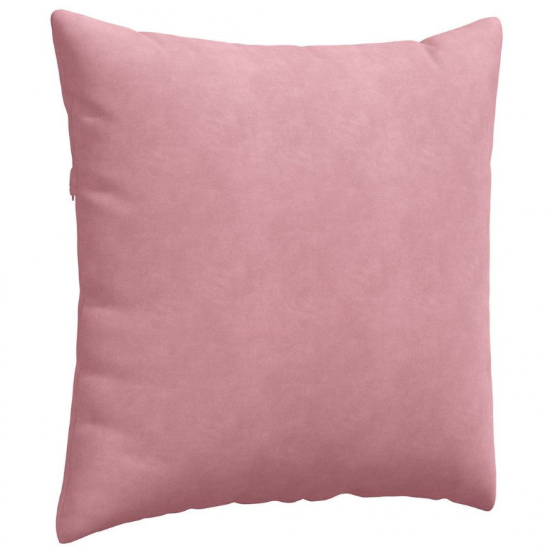 Poduszki na sofę 2 pcs Różowy 80 x 80 cm Tkanina sztruksowa
