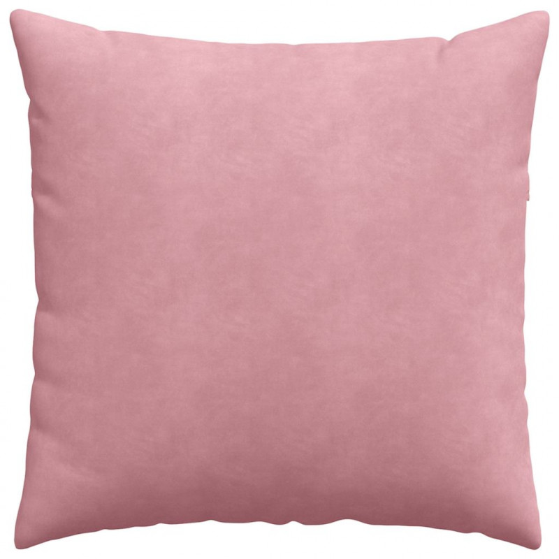 Poduszki na sofę 2 pcs Różowy 80 x 80 cm Tkanina sztruksowa
