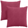 Poduszki na sofę 2 pcs Czerwone wino 80 x 80 cm