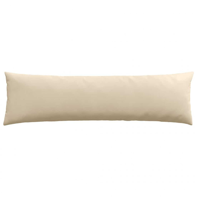 Poduszki na sofę 2 pcs Kremowy 145 x 40 cm tkanina