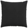 Poduszki na sofę 2 pcs Czarny 80 x 80 cm Tkanina sztruksowa