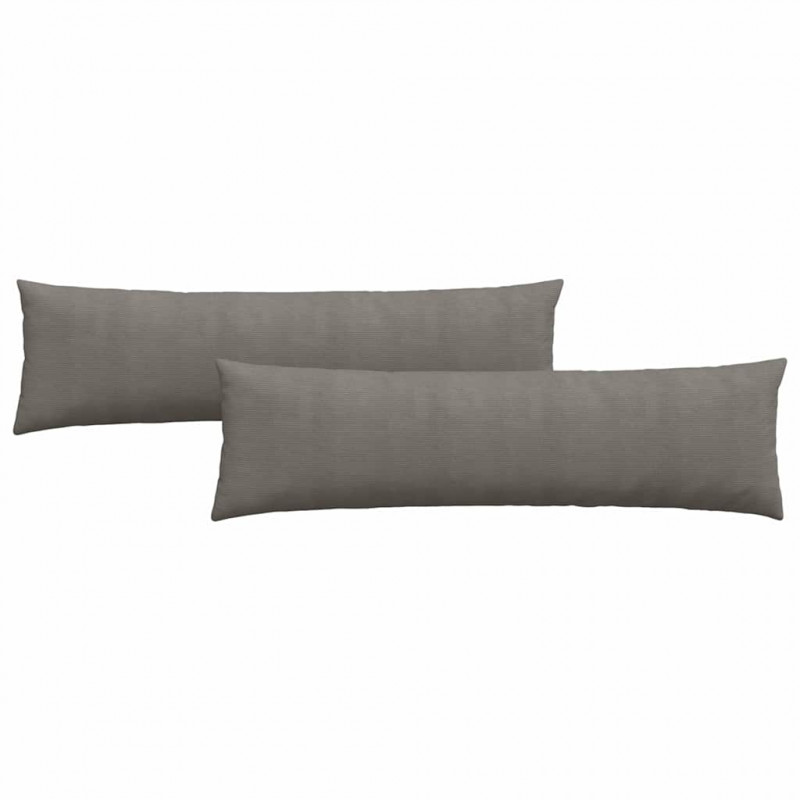 Poduszki na sofę 2 pcs Jasnoszary 145 x 40 cm