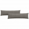 Poduszki na sofę 2 pcs Jasnoszary 145 x 40 cm