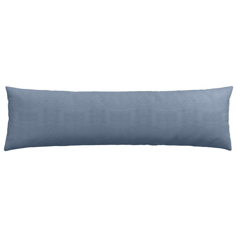 Poduszki na sofę 2 pcs Niebieski 145 x 40 cm Tkanina sztruksowa