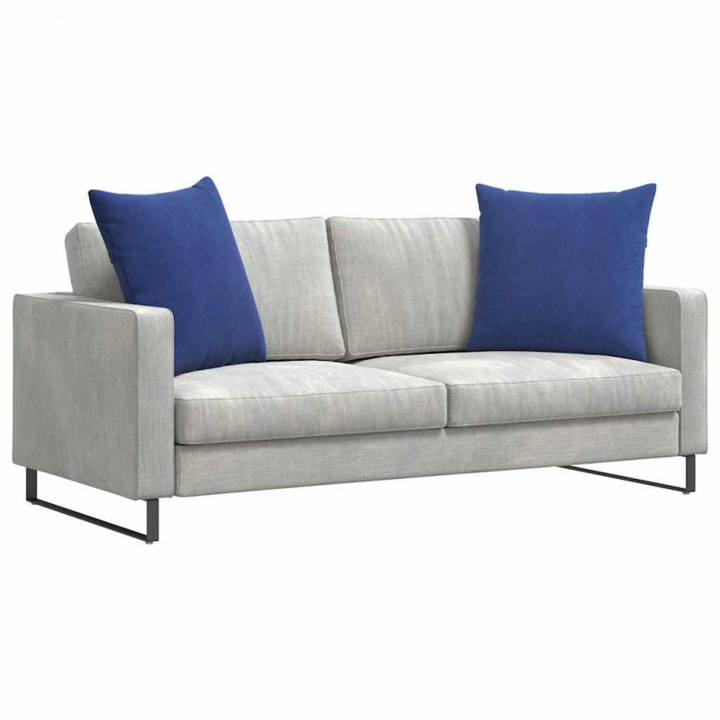 Poduszki na sofę 2 pcs Niebieski policyjny 80 x 80 cm