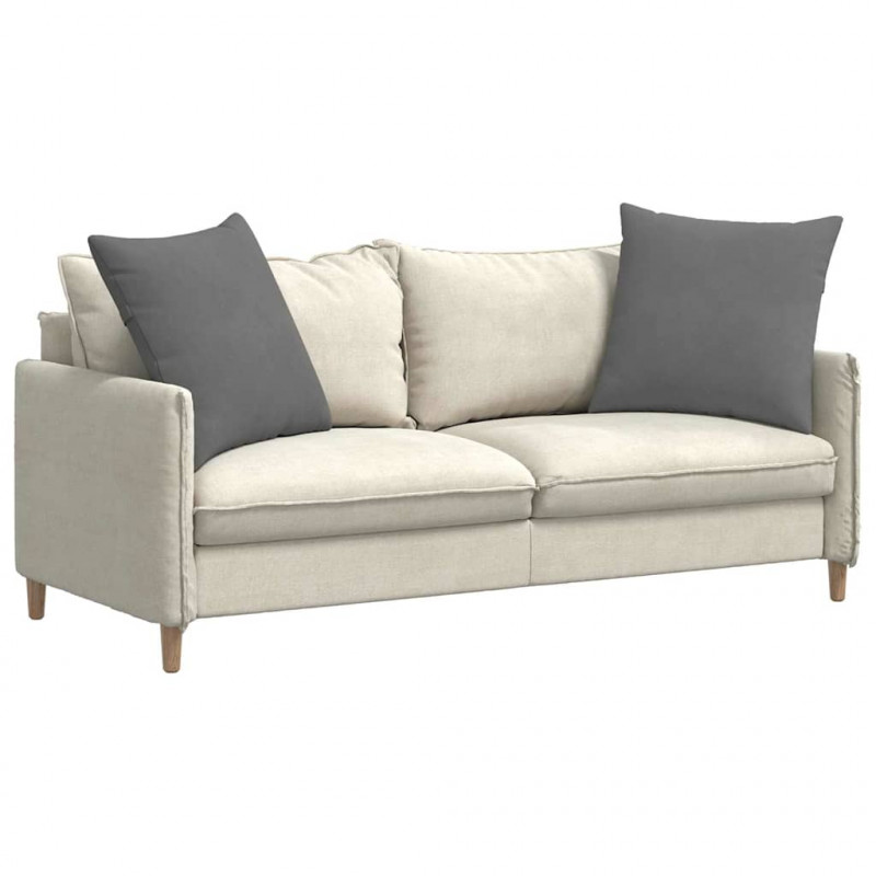 Poduszki na sofę 2 pcs Ciemnoszary 80 x 80 cm tkanina