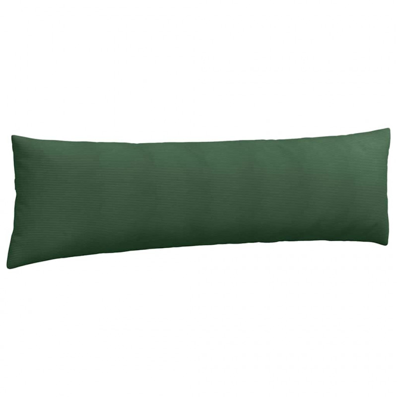 Poduszki na sofę 2 pcs Ciemna zieleń 145 x 40 cm