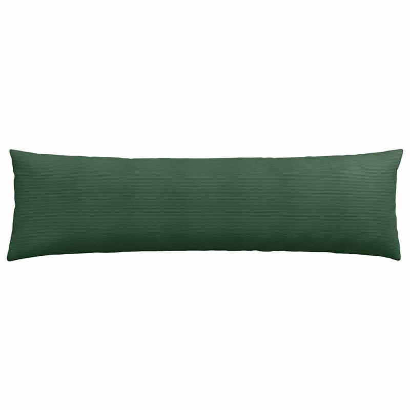 Poduszki na sofę 2 pcs Ciemna zieleń 145 x 40 cm