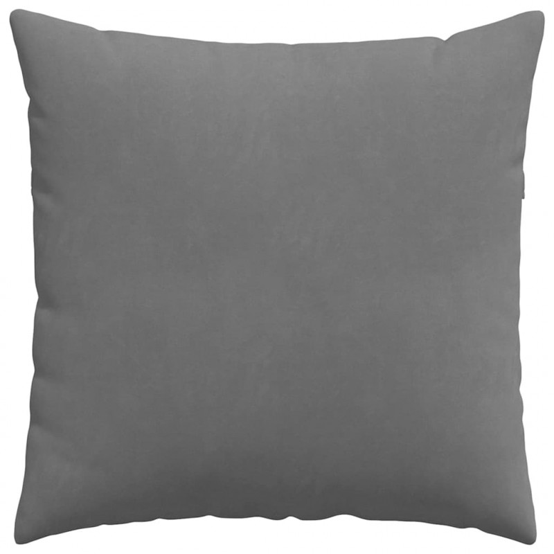 Poduszki na sofę 2 pcs Ciemnoszary 80 x 80 cm tkanina