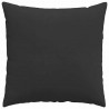 Poduszki na sofę 2 pcs Czarny 80 x 80 cm tkanina