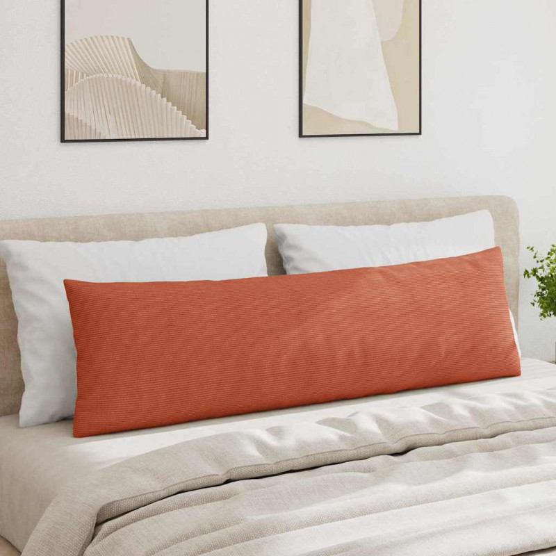 Poduszki na sofę 2 pcs Czerwono-pomarańczowy 145 x 40 cm
