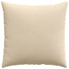 Poduszki na sofę 2 pcs Kremowy 80 x 80 cm tkanina