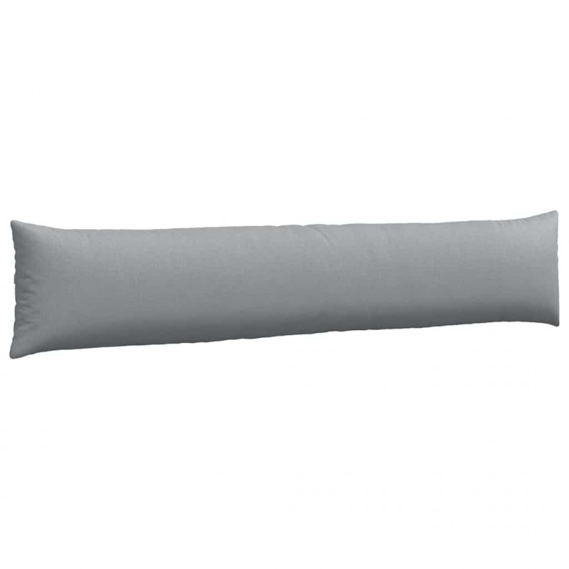Poduszki na sofę 2 pcs Jasnoszary 200 x 40 cm tkanina