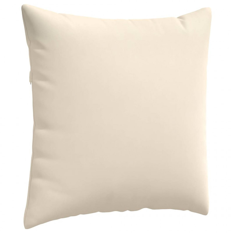 Poduszki na sofę 2 pcs Beżowy 80 x 80 cm tkanina