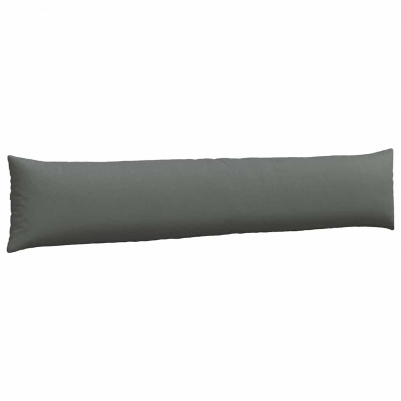 Poduszki na sofę 2 pcs Ciemnoszary 200 x 40 cm tkanina