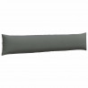 Poduszki na sofę 2 pcs Ciemnoszary 200 x 40 cm tkanina