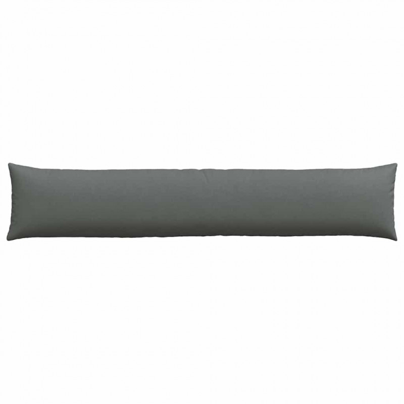 Poduszki na sofę 2 pcs Ciemnoszary 200 x 40 cm tkanina