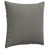 Poduszki na sofę 2 pcs Jasnoszary 80 x 80 cm Tkanina sztruksowa
