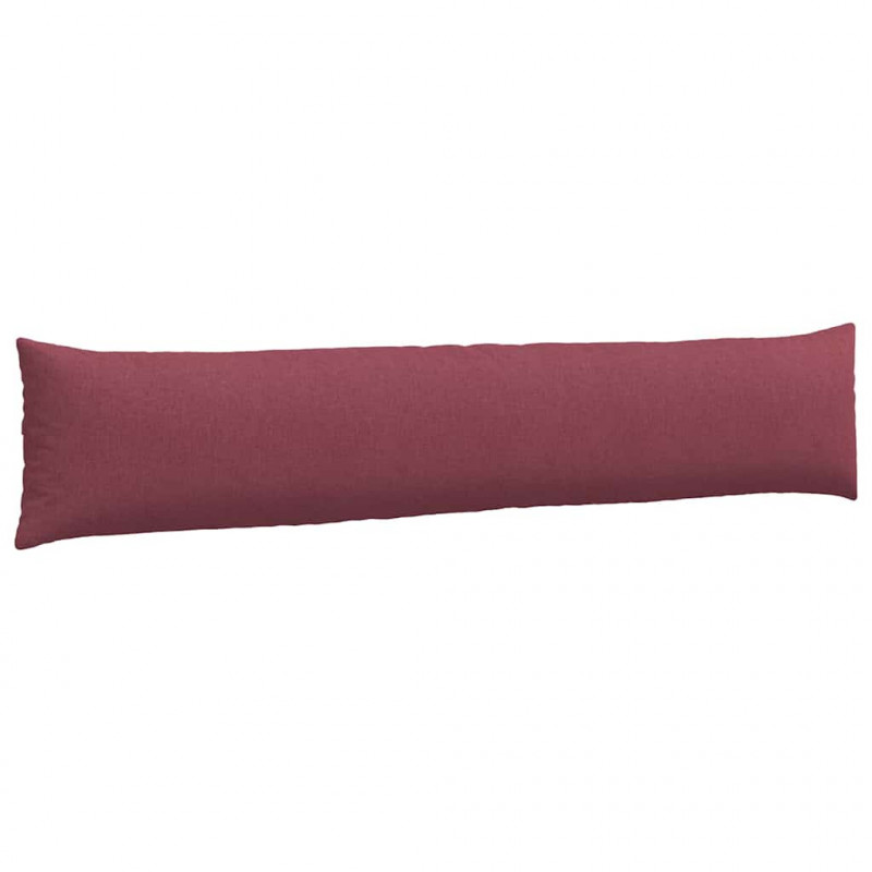 Poduszki na sofę 2 pcs Czerwone wino 200 x 40 cm tkanina