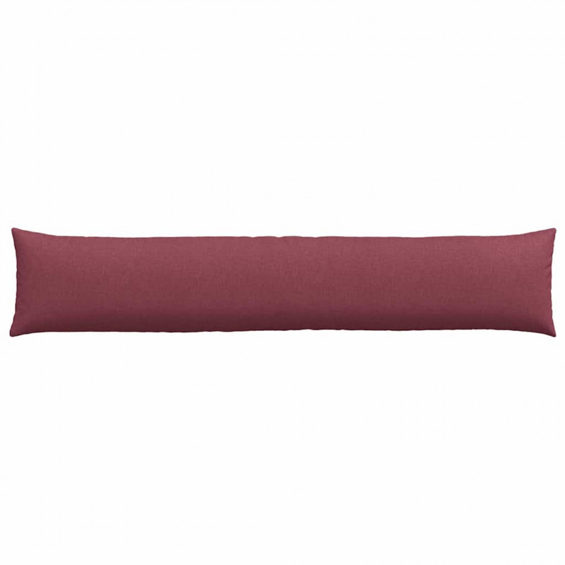 Poduszki na sofę 2 pcs Czerwone wino 200 x 40 cm tkanina