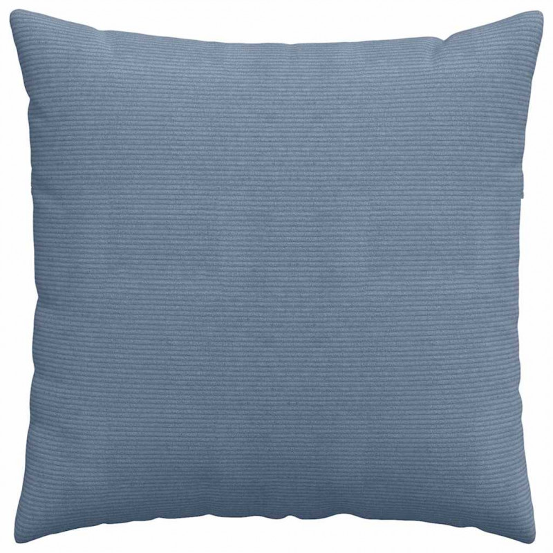 Poduszki na sofę 2 pcs Niebieski 80 x 80 cm Tkanina sztruksowa