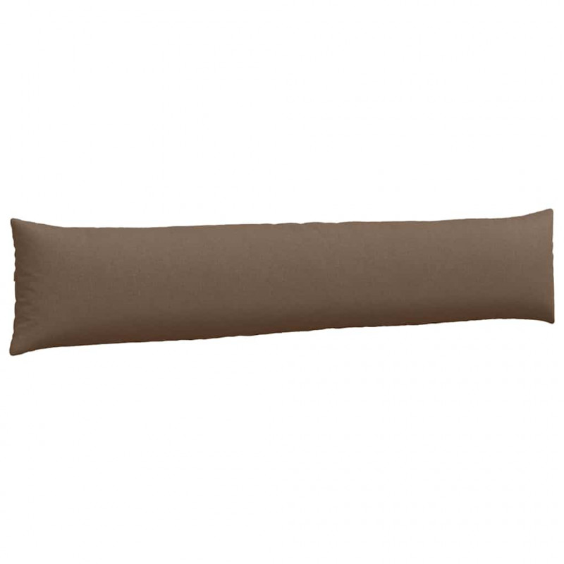 Poduszki na sofę 2 pcs Brązowy 200 x 40 cm tkanina