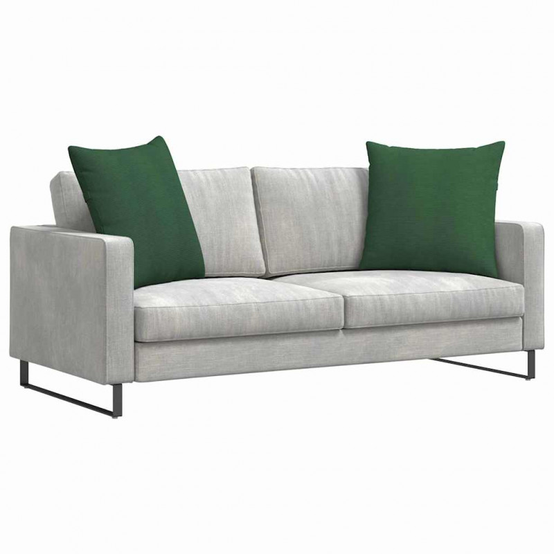 Poduszki na sofę 2 pcs Ciemna zieleń 80 x 80 cm